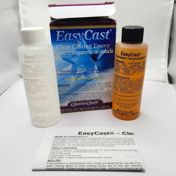 New EasyCast Clear Casting Epoxy 8 oz - Picture 1 of 2